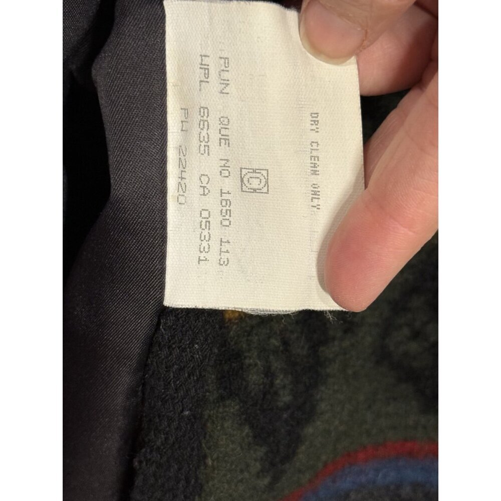 Vintage Woolrich Womens Southwest Pattern Nordic Wool Blanket Jacket size large - Picture 9 of 9